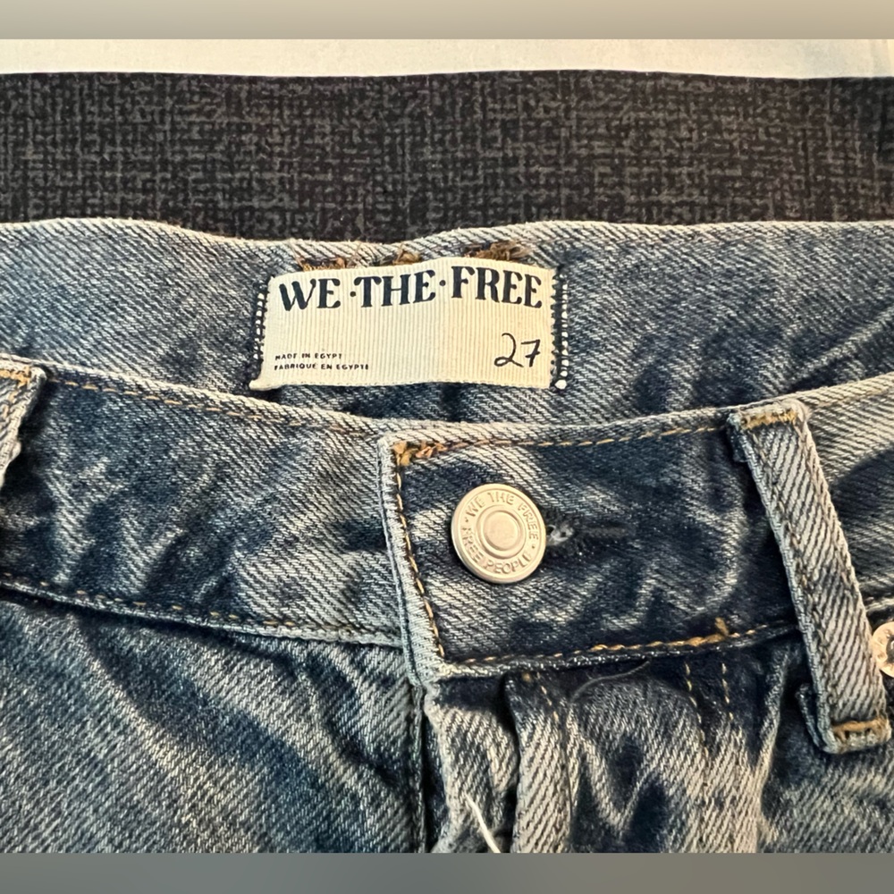 Free People Ivy Mid Rise Jean Short - Picture 5 of 14